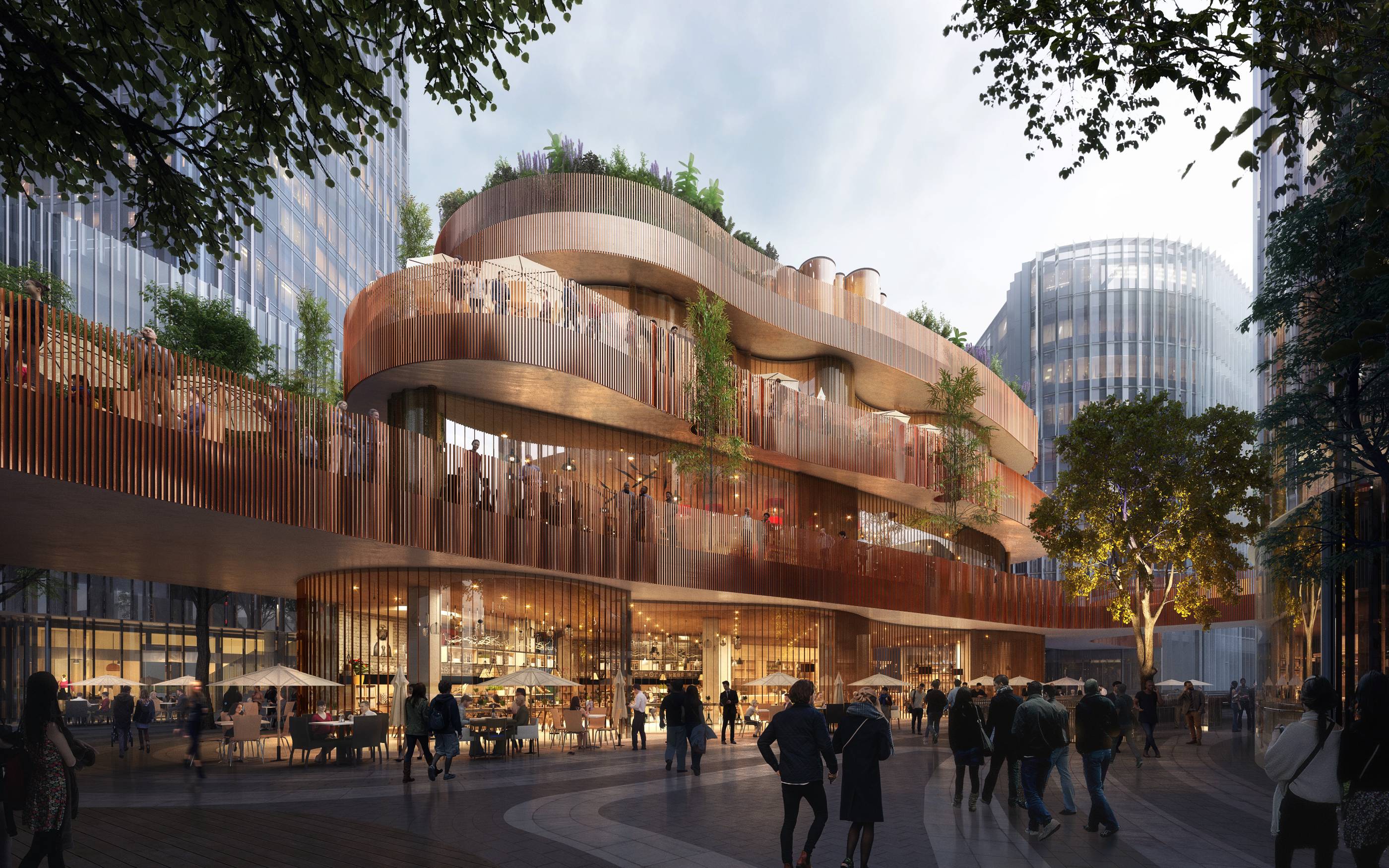 华发中城荟的幕墙设计